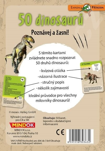Hra Expedice příroda: 50 dinosaurů