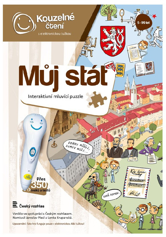 Kouzelné čtení - Puzzle Můj stát