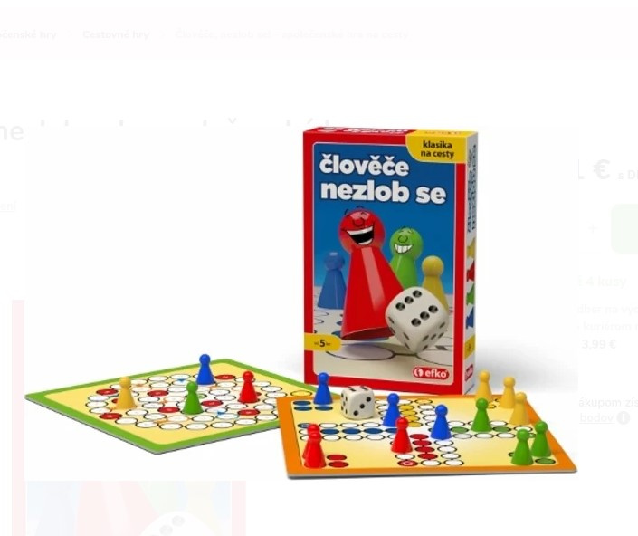 Člověče nezlob se - Cestovní hra