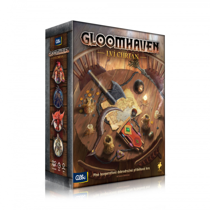 Hra- Gloomhaven Lví Chřtán