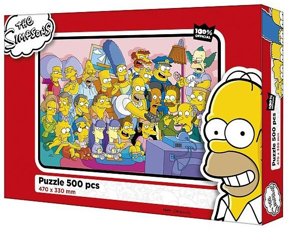 Puzzle 500 - Simpsons