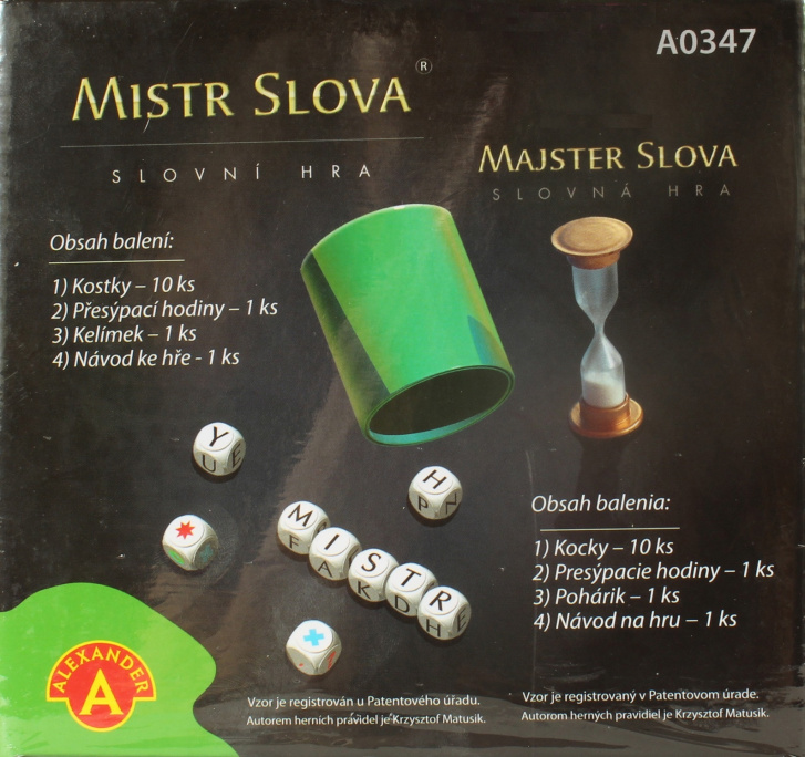 Cestovní hra - Mistr slova