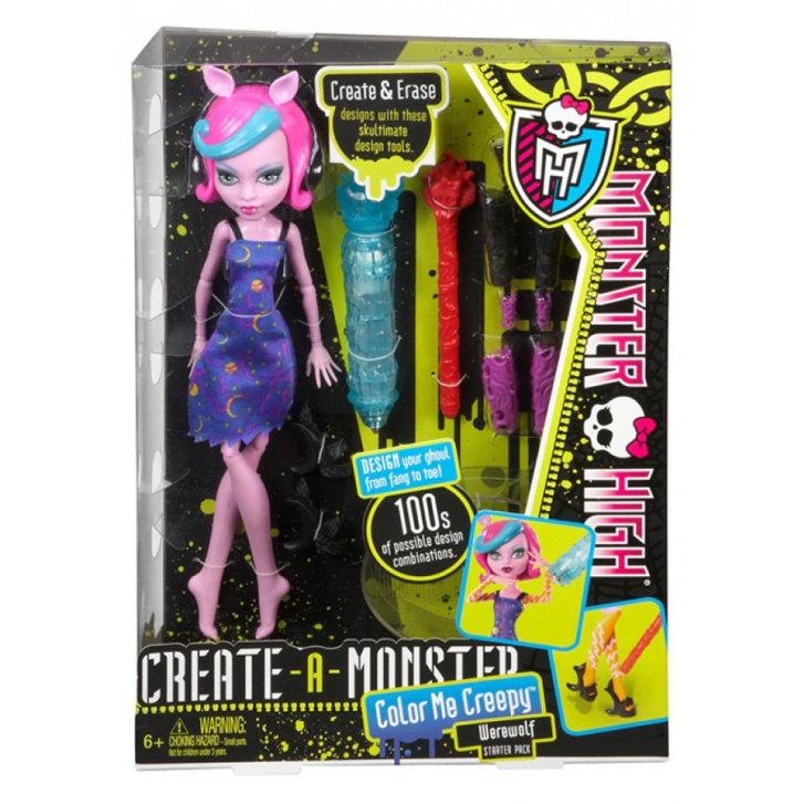 Monster High - Panenka na vybarvení