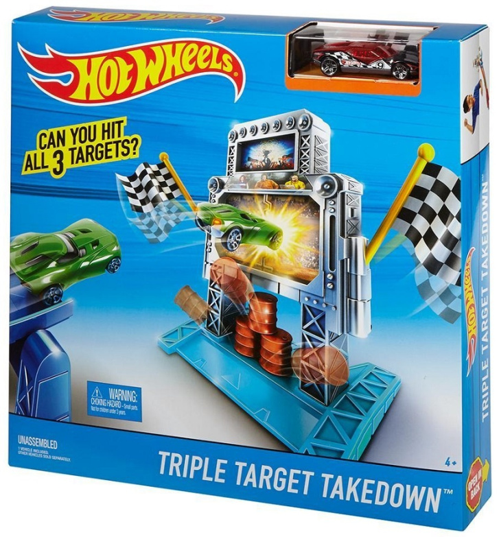 Hot Wheels dráha - Závodní překážky