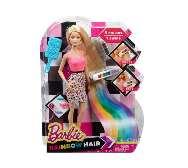 Barbie - Duhové vlasy