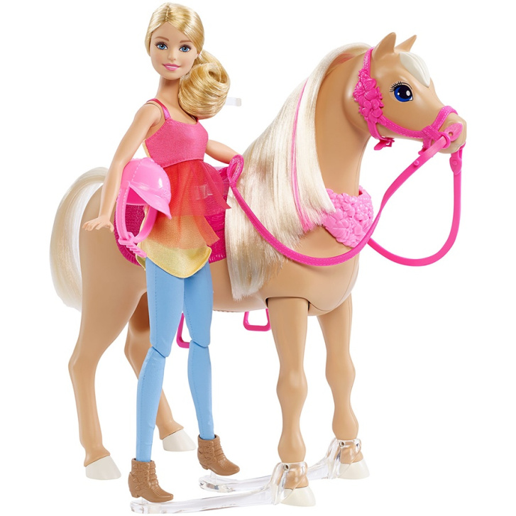 Barbie panenka a tancující kůň