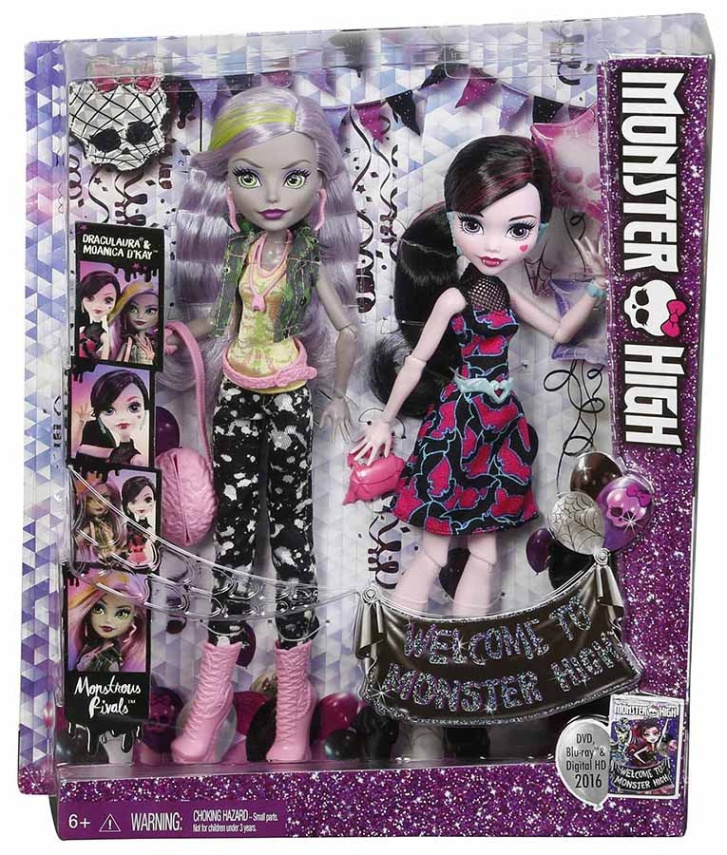 Monster High - Příšerky Draculaura a Moanica