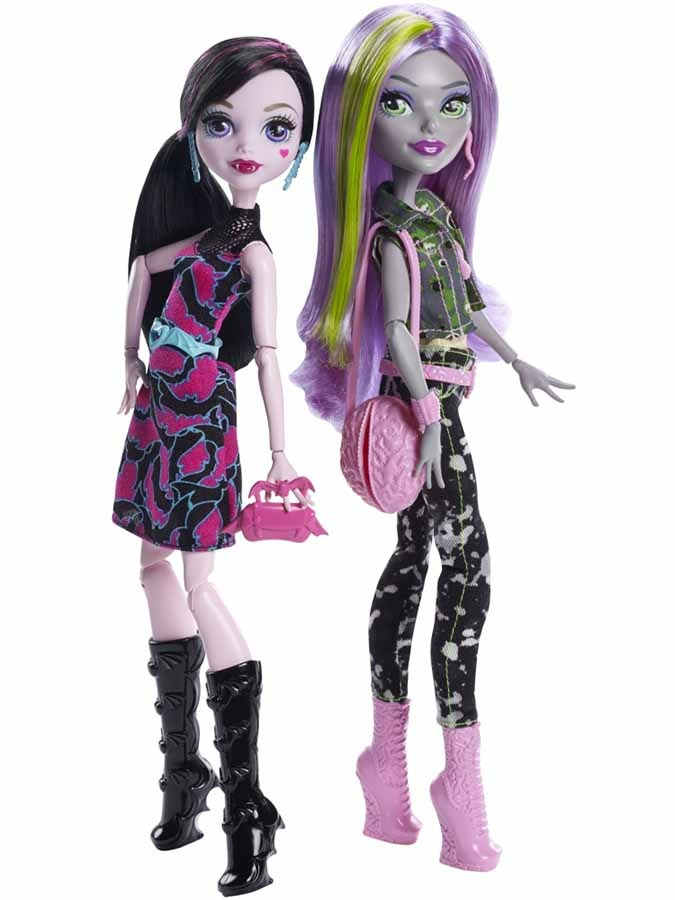 Monster High - Příšerky Draculaura a Moanica