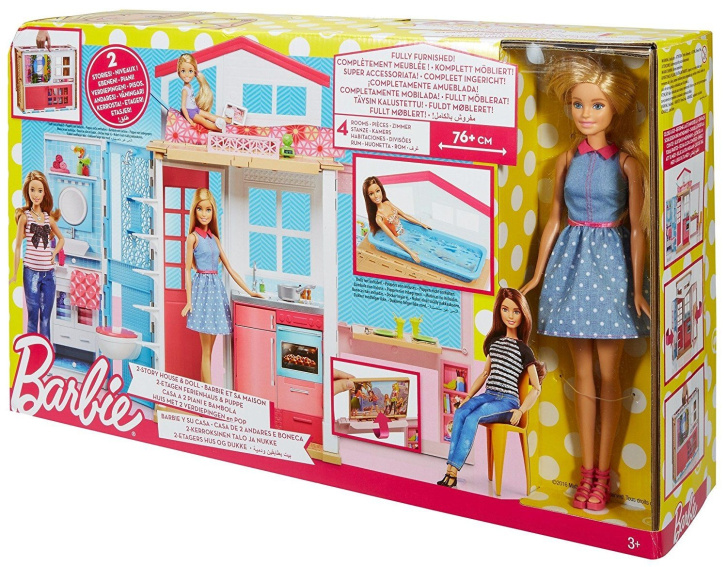 Barbie dům 2v1