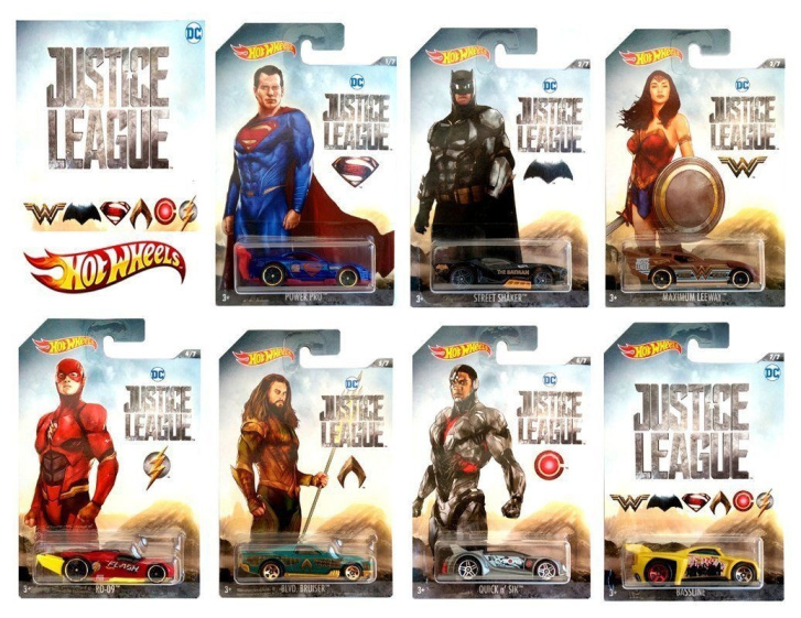 Hot Wheels Justice league