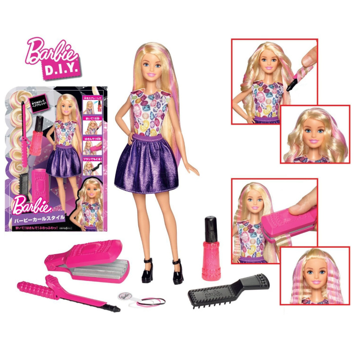 Panenka Barbie D.I.Y. - Vlasová sada