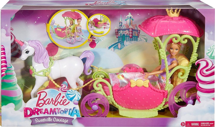 Barbie - Kočár ze sladkého království
