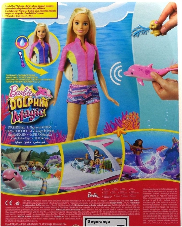 Panenka Barbie s kouzelným delfínem
