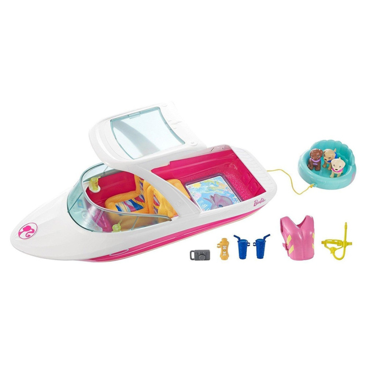 Barbie - motorový člun