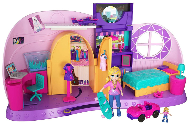 Polly Pocket pokoj - Souprava na hraní