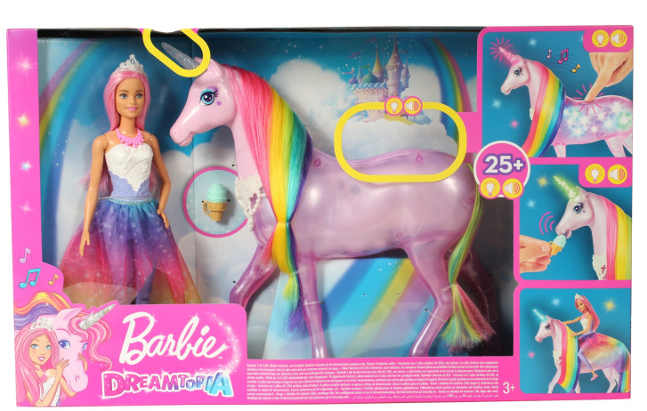 Barbie Dreamtopia - Kouzelný jednorožec a panenka