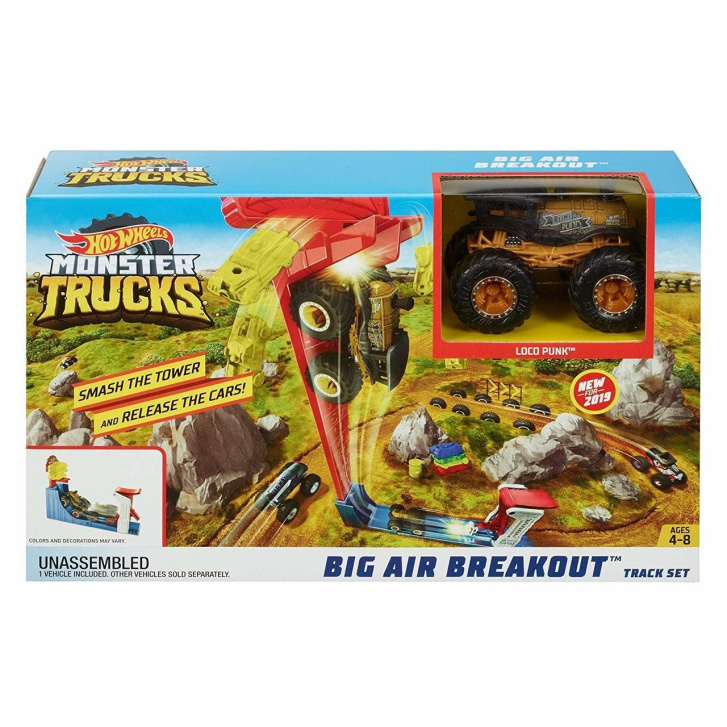 Hot Wheels dráha Monster Truck Big Air Breakout