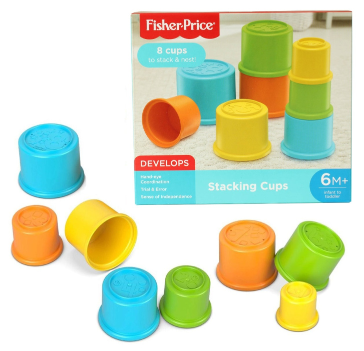 Fisher-Price - Stohovací kelímky