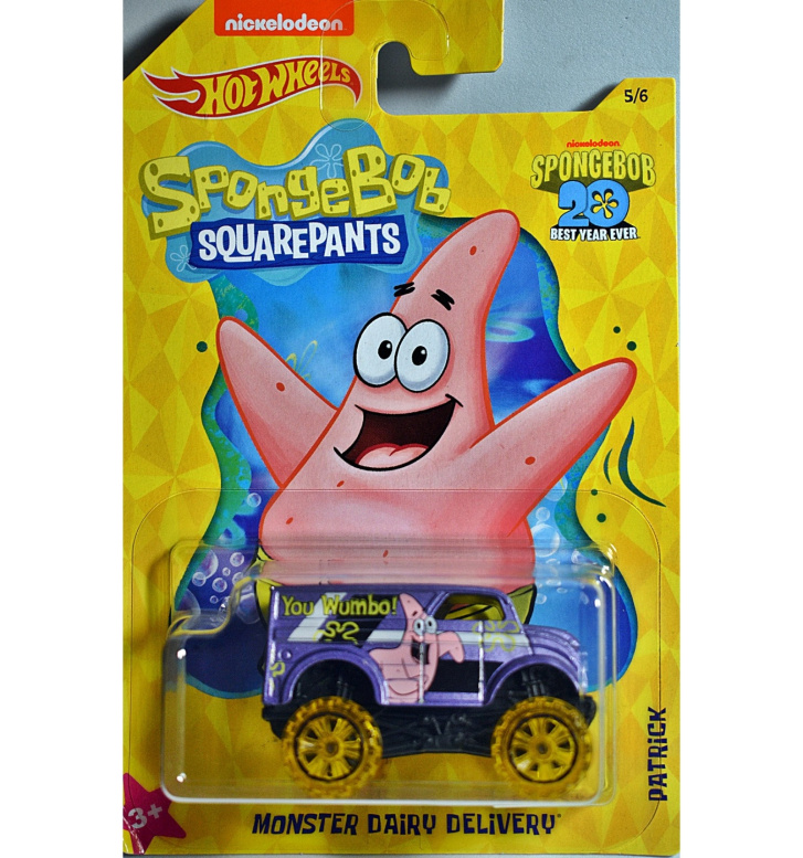Hot Wheels - Autíčko Sponge Bob