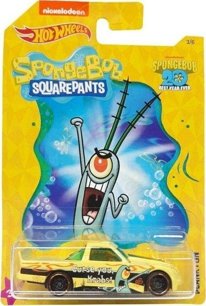 Hot Wheels - Autíčko Sponge Bob