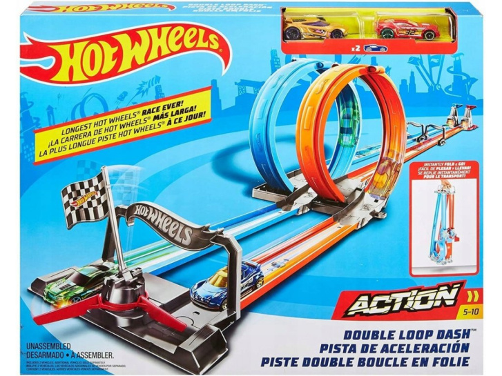 Hot Wheels- Dráha Dvojitá Smyčka