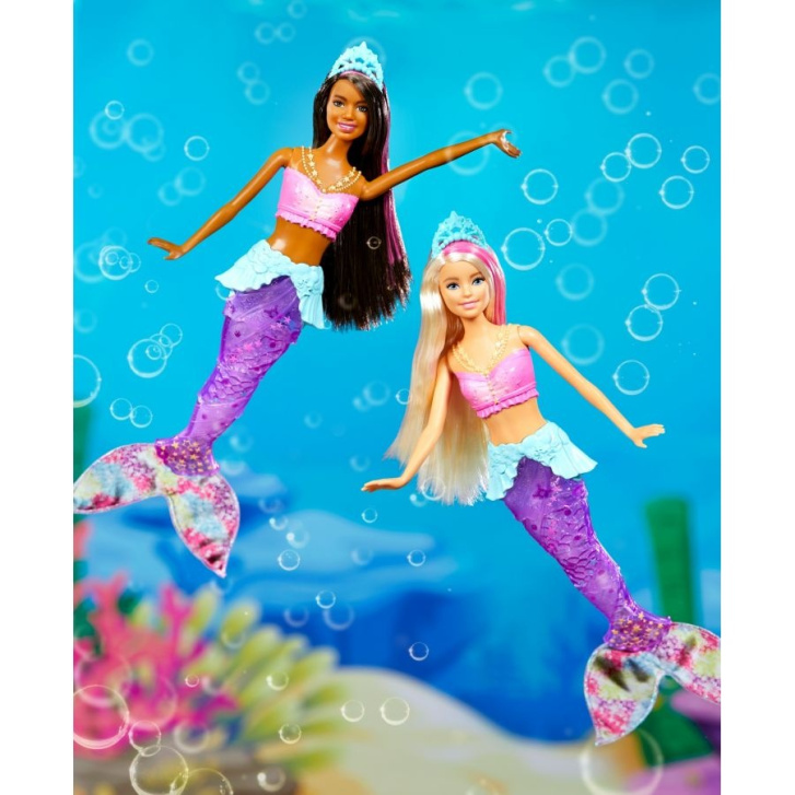 Barbie Dreamtopia - Svítící mořská panna s pohyblivým ocasem