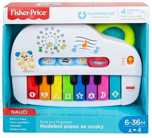 Fisher Price – Hudební piano se zvuky