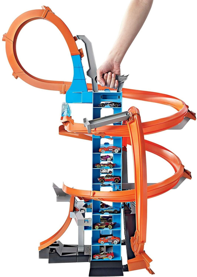Dráha Hot Wheels- Srážka v oblacích
