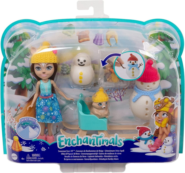 Enchantimals- Snowman Face-Off