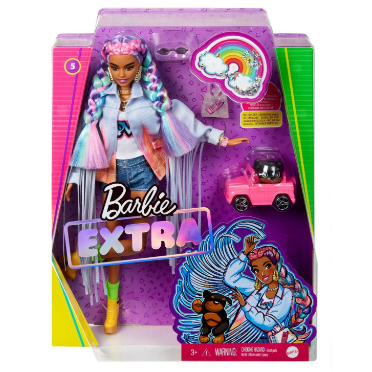 Barbie Extra – Duhová panenka