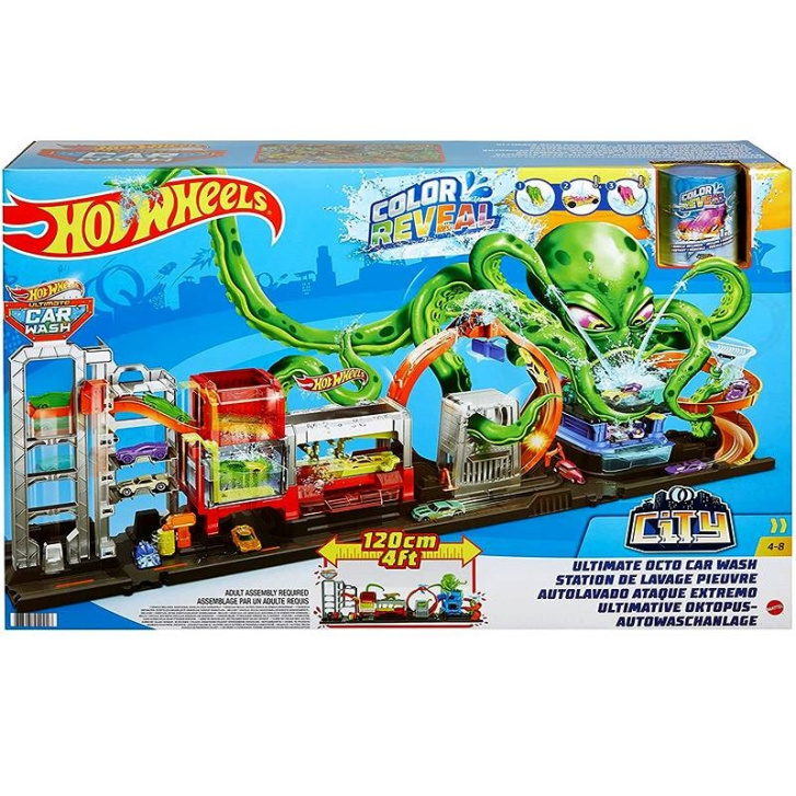 Hot Wheels – Autodráha s chobotnicí
