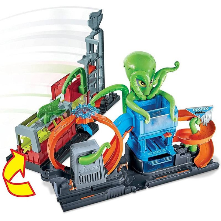 Hot Wheels – Autodráha s chobotnicí