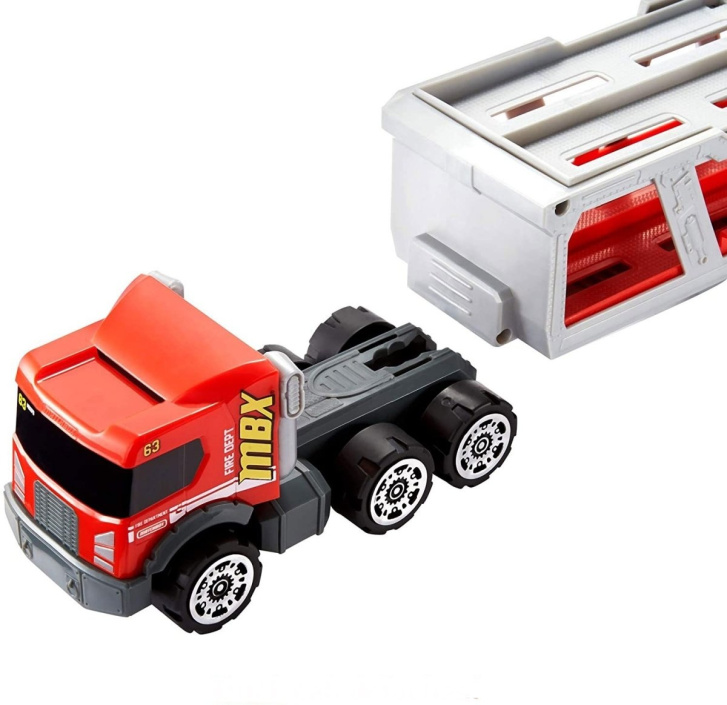 Matchbox - Hasičské auto s transportérem