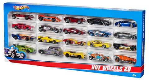 Hot Wheels 20ks autíček
