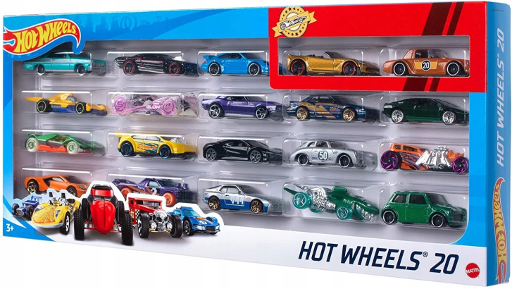 Hot Wheels 20ks autíček