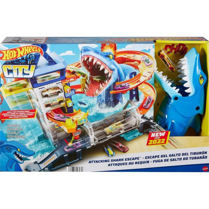 Hot Wheels City- Útok žraloka