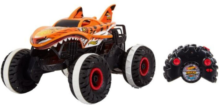 Hot Wheels Monster Truck - Nezastavitelné auto Tiger Shark