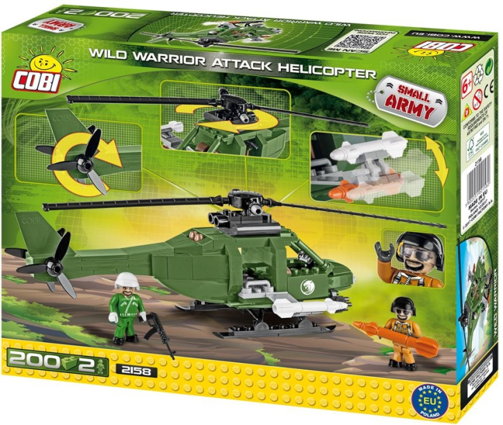 Cobi 2158 – Helikoptéra Wild Warrior Attack