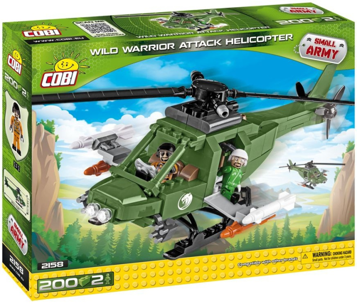 Cobi 2158 – Helikoptéra Wild Warrior Attack