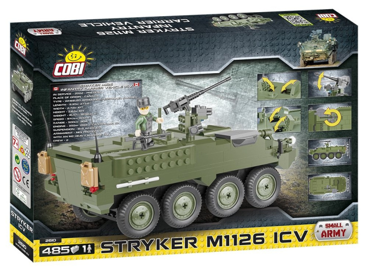 Cobi 2610 – Vojenské vozidlo Stryker M1126 ICV