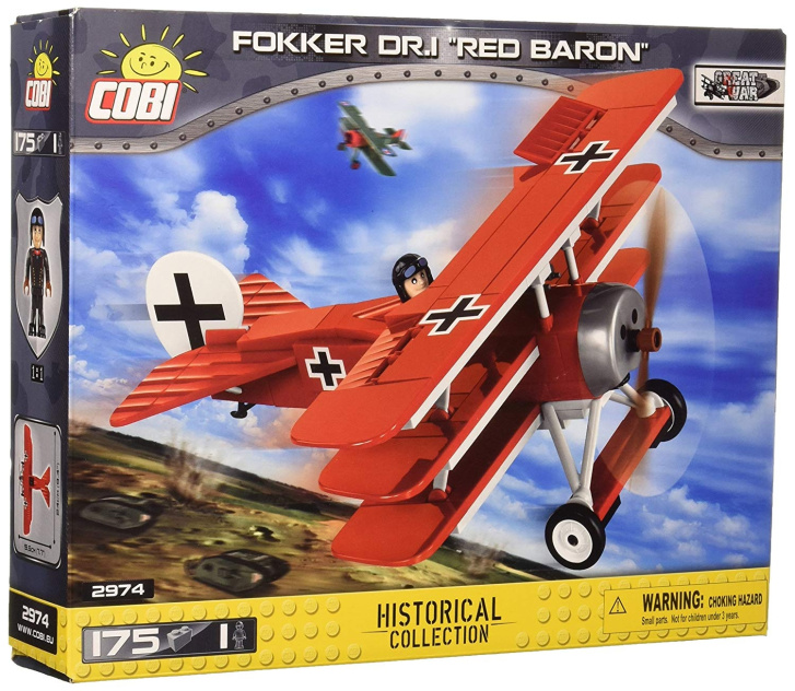 Cobi 2974 – Letadlo Fokker Dr. 1 Red Baron