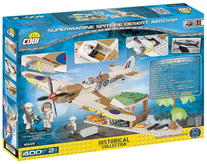 Cobi 5545 - Pouštní letiště Supermarine Spitfire