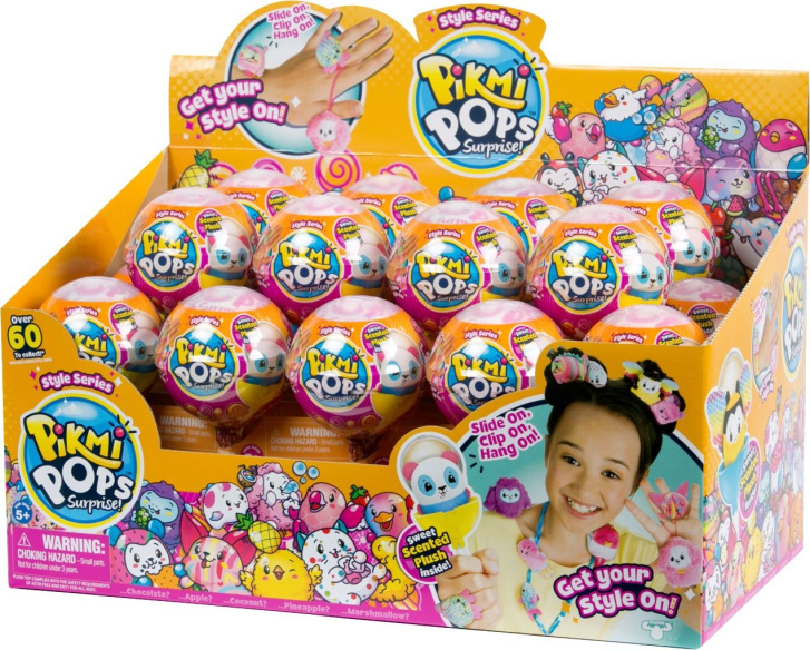 Plyšové zvířátka Pikmi Pops