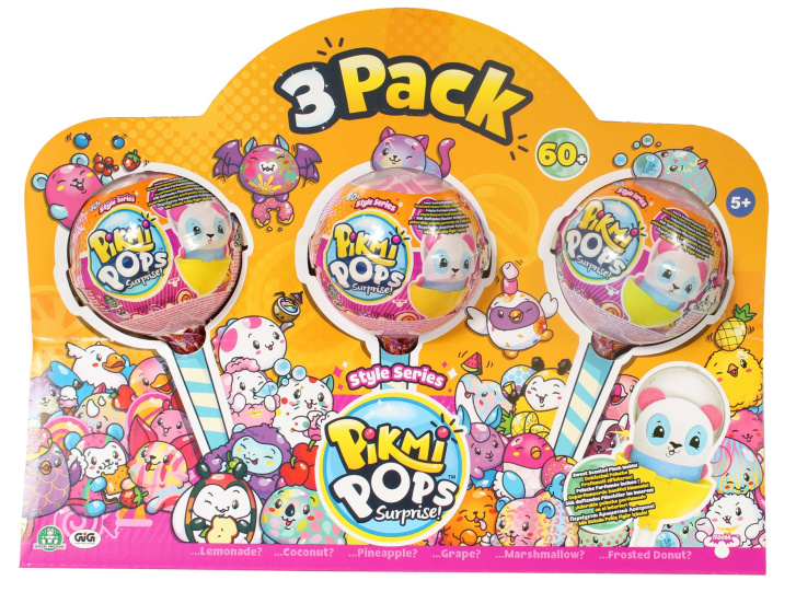 Pikmi Pops - Plyšová zvířátka 3-balení