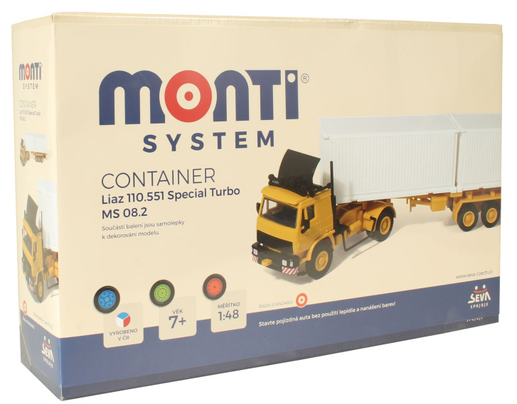Monti System - Stavebnice - Kontejner Liaz 1:48