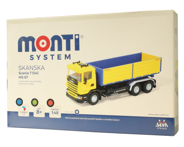 Stavebnice Monti Systém - Scania Skanska