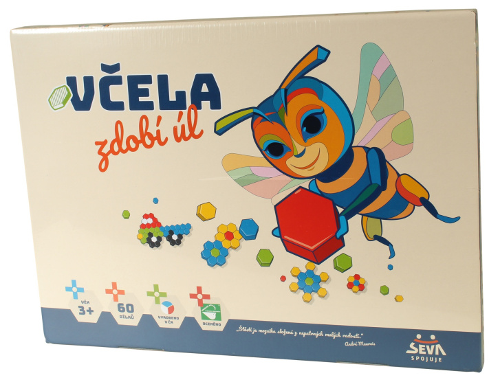 Mozaika Maxi 1 - Včela zdobí úl
