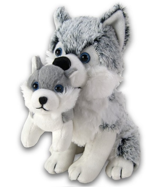 Plyšový pejsek Husky 40 cm