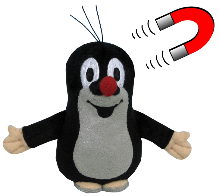 Plyšový Krtek s magnetem - 11 cm