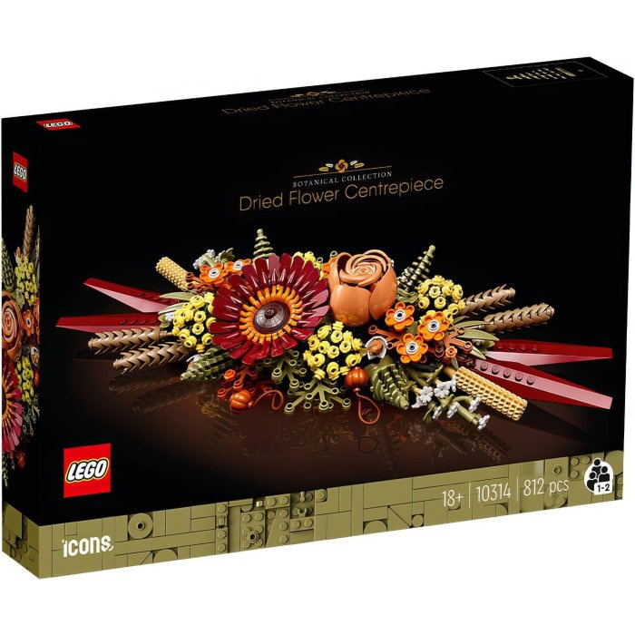 10314 Lego Icons - Dekorace ze sušených květů
